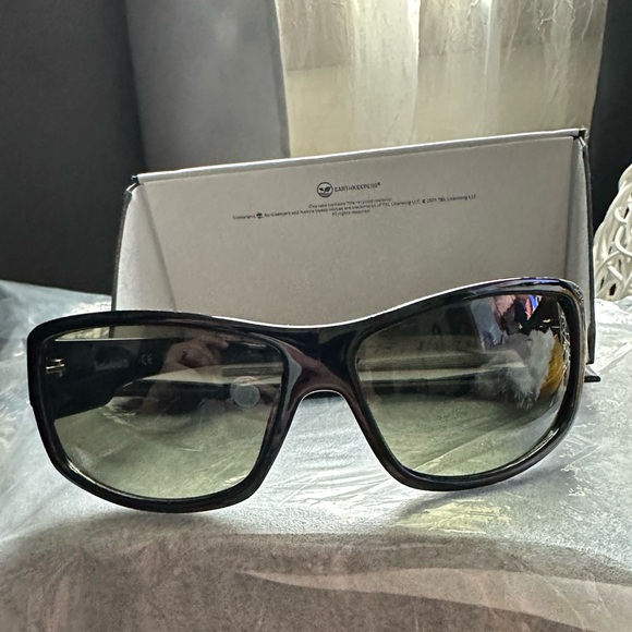 Timberland Sport Wrap Black Sunglasses Nwt - Picture 4 of 9